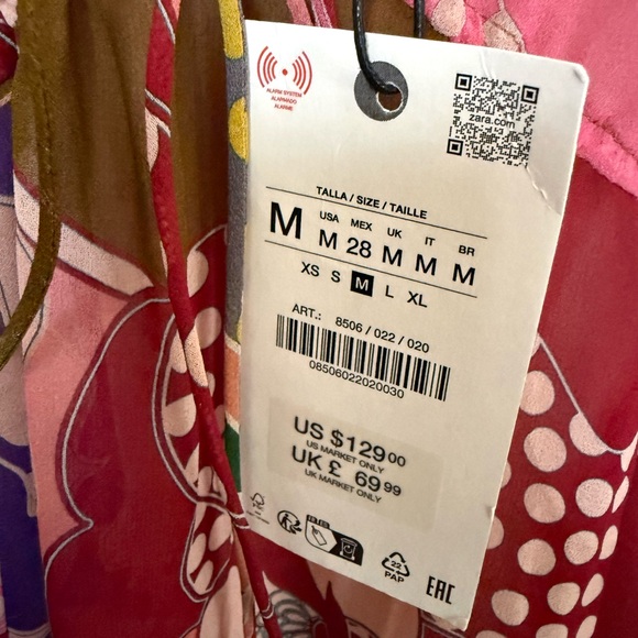 🆕 Zara ZW Collection Floral Dress - Picture 6 of 6